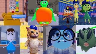 Roblox Escape All Jumpscares, TEAM ALIEN OBBY, ESCAPE THE ALIEN OBBY, EMOTIONS POLICE FAMILY Prison