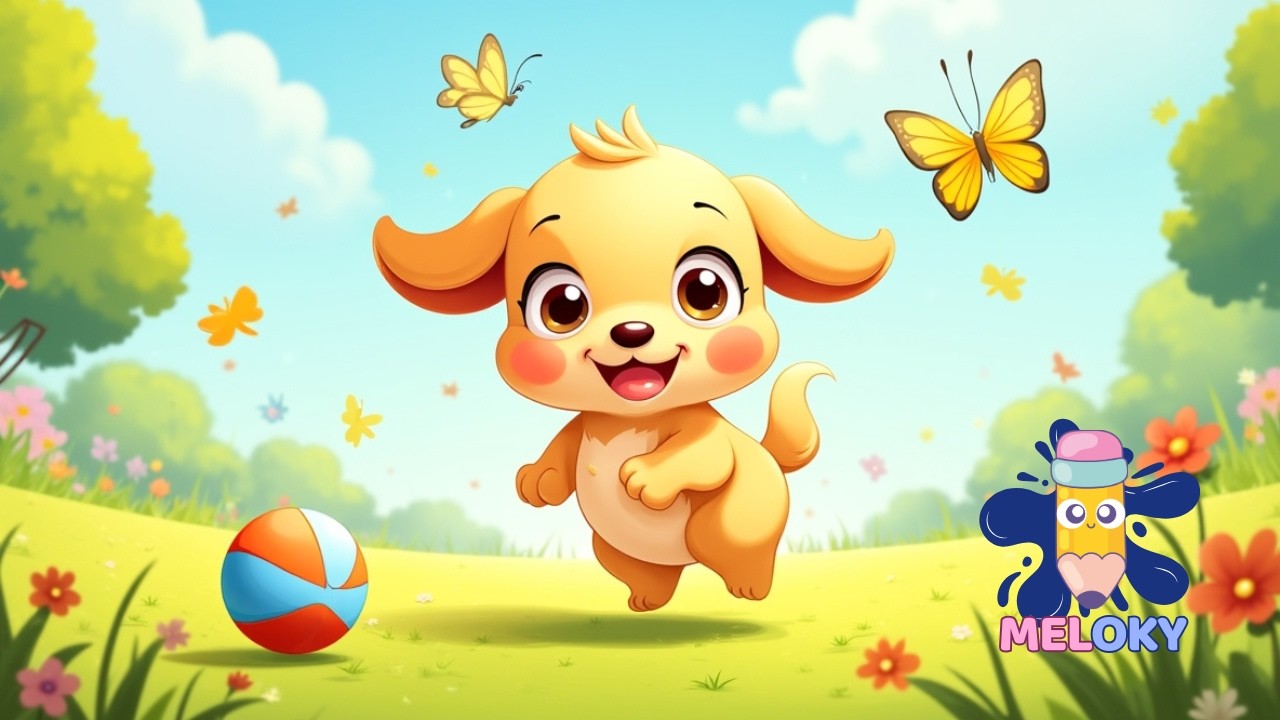 🐾🐶 Música Infantil Educativa | Cachorrinho Brincalhão 🌟 Canções Infantis