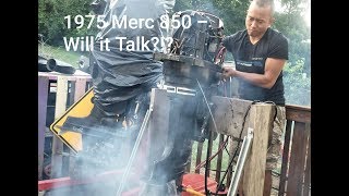 1975 Merc 850 Autopsy and Compression - Will it talk?!?!