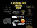 si tu círculo social se pone así es porque tu presencia impacta #psicología