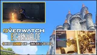 Overwatch - Exploring Eichenwalde New Map [ 4K ]