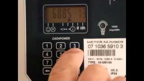 How to do a keychange on a prepaid meter