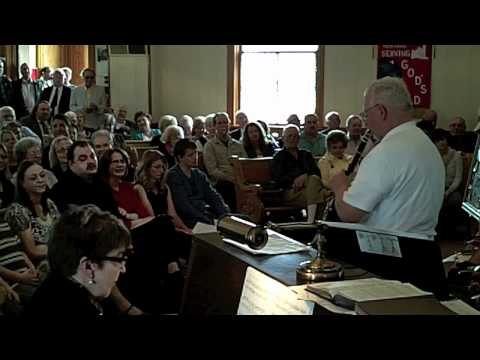 Papaw plays at Roger's funeral