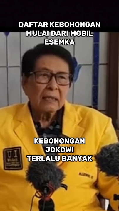 Daftar Kebohongan Jokowi