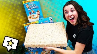 Making A GIANT Rice Krispies Treat!