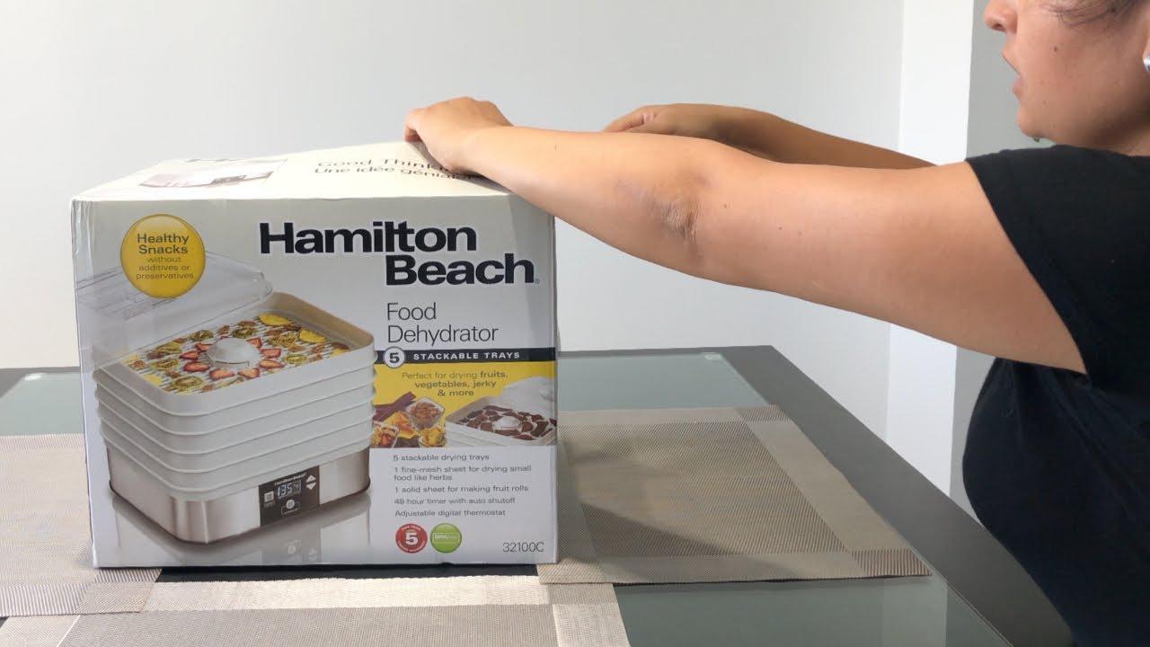 Hamilton Beach Digital Food Dehydrator Unboxing and Review YouTube
