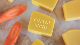 Homemade carrot soap🥕 Natural cold process recipe by tellervo 25,339 views 2 months ago 13 minutes, 1 second