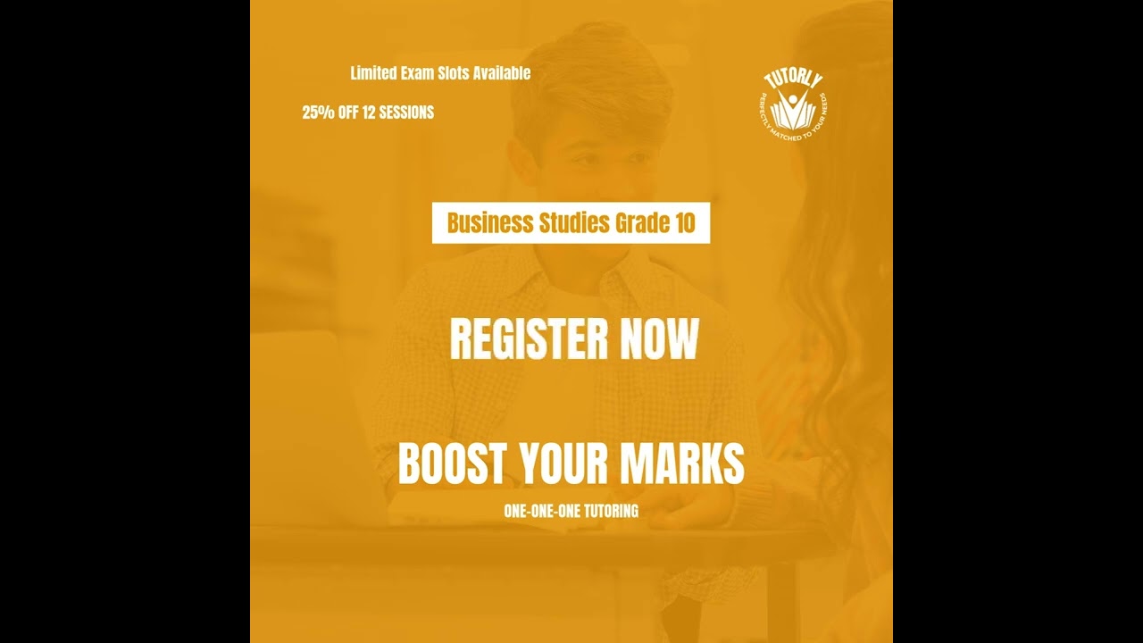 Business Studies Grade 10 – Understand the world of business and boost your marks!