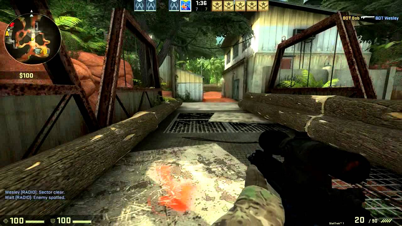 CS:GO - StatTrak™ SCAR-20 | Grotto Factory New - Showcase - YouTube