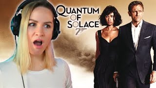 QUANTUM OF SOLACE (2008) Movie Reaction FIRST TIME WATCHING James Bond