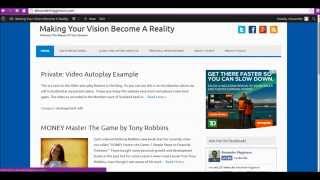 How To Autoplay Embedded Youtube Video
