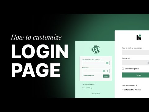 How to customize your WORDPRESS LOGIN PAGE? (STEP-BY-STEP TUTORIAL)