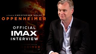 Oppenheimer | Christopher Nolan & Cast Interviews | Shot with IMAX® Film Cameras
