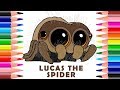 Drawing And Coloring Lucas The Cutest Spider