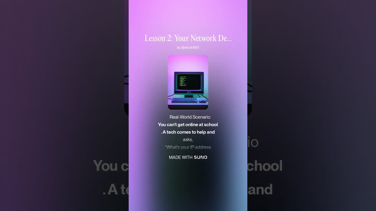 Lesson 2  Your Network Detective Tools