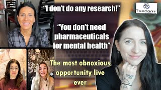 You dont need meds for mental health | I dont do any research | #antimlm #tranont