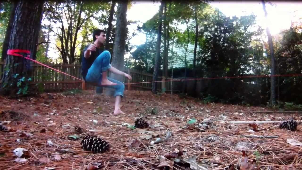 Slackline progress- 1 Month