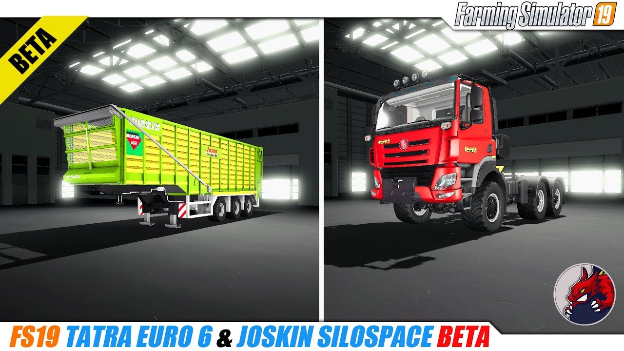 FS19 | TATRA Euro 6 & JOSKIN Silospace v1.0 BETA
