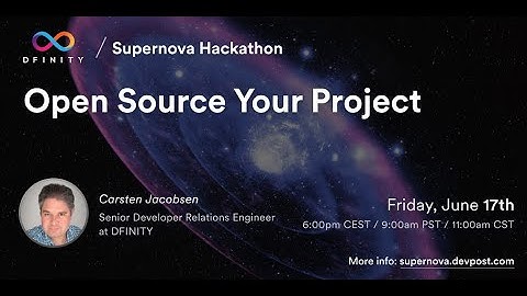 Supernova Hackathon | Open Source Licensing