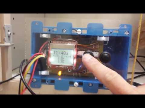 Automatic sprinkler control.