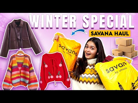 Savana under ₹1600 🧑‍🎄🎄 | Cardigans, Jacket- Winter Special ❄️💛 | Mansi Sharma 👑