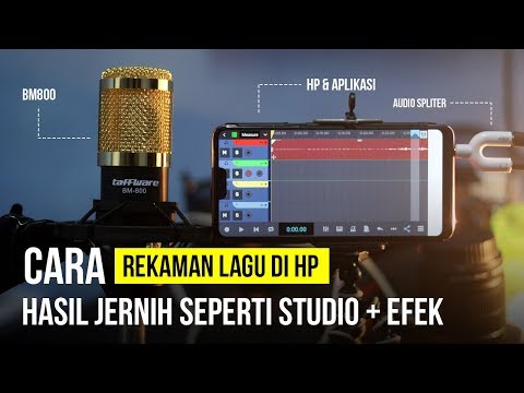 Cara Rekaman Lagu di HP Hasil Jernih Seperti STUDIO dan bisa PER TRACK
