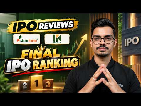 IPO Reviews of Steamhouse India & Karamtara Engineering || My Final IPO Ranking || Paryan Sharma thumbnail