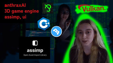 anthraxAI game engine: assimp, ui (vulkan api)