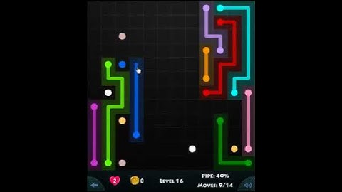 12 × 12 MANIA LEVEL 16 - FLOW GAME ON FACEBOOK Connect the dots