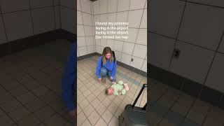 Travel days are tough 😪 #toddler #toddlertravel #familytravel #toddlermom