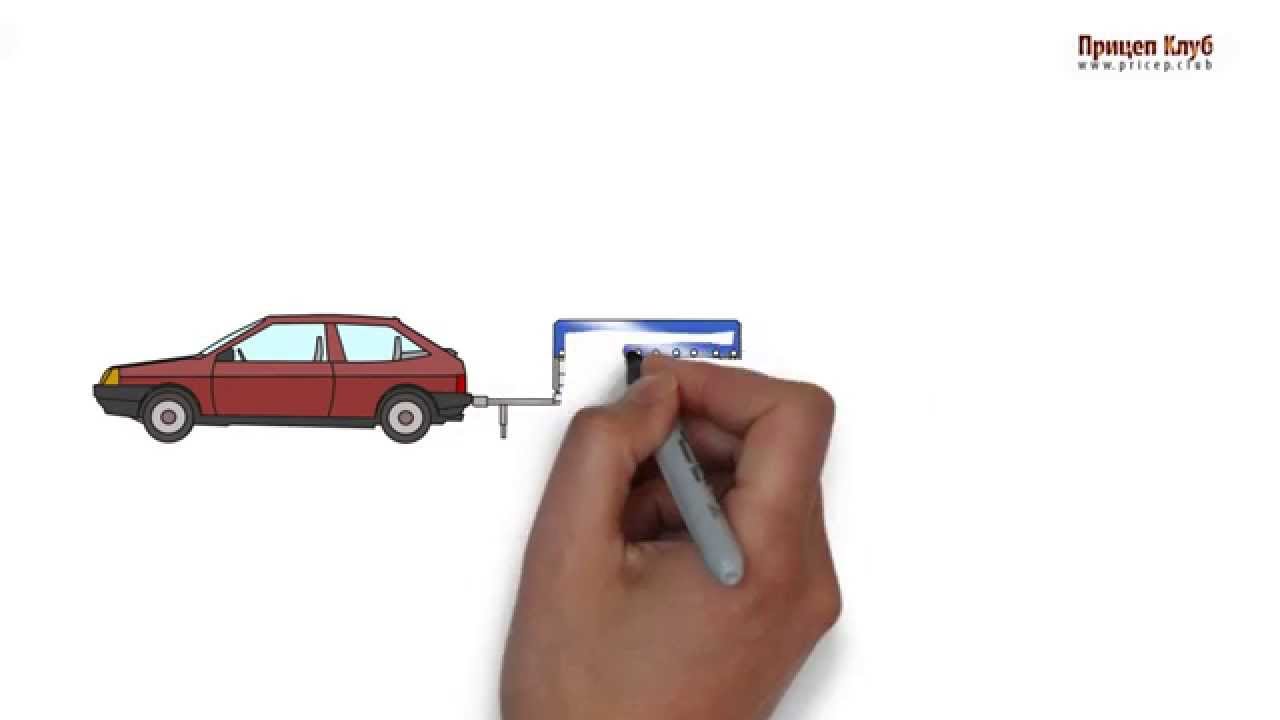 Прицеп Клуб - прокат прицепов для легковых автомобилей - YouTube