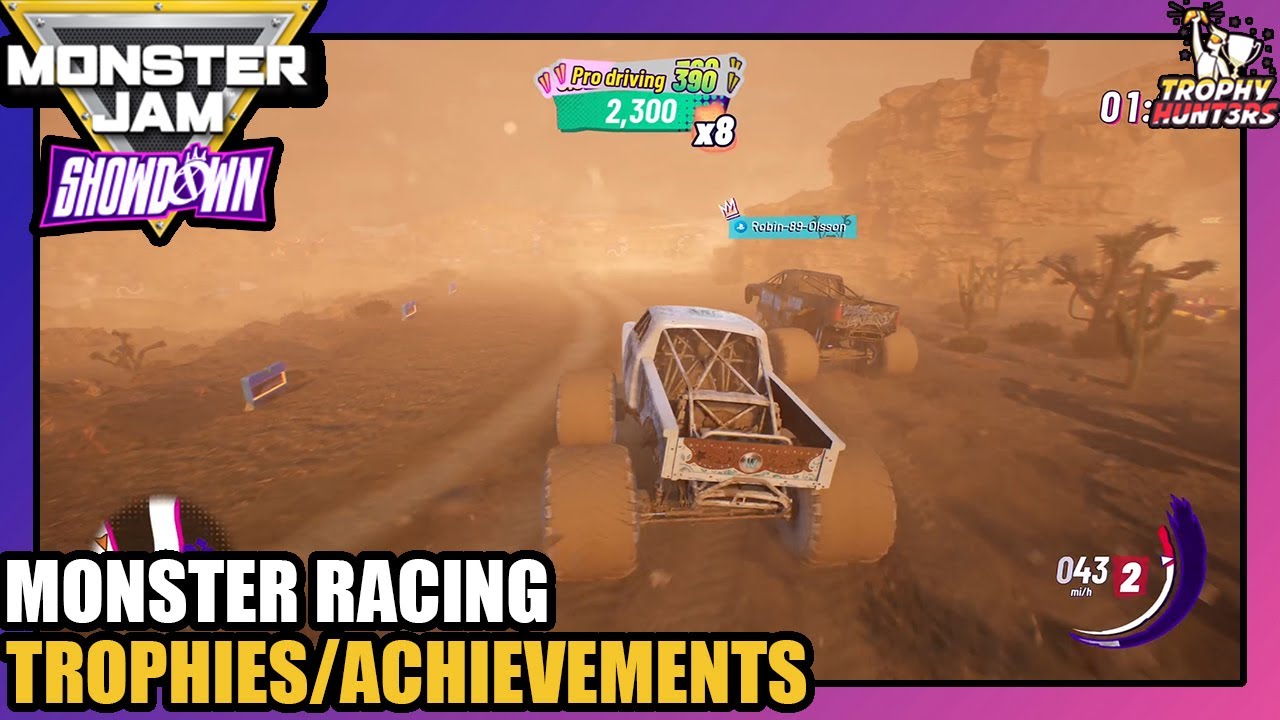 Monster Jam Showdown - Monster Racing Trophy/Achievement