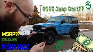 How Much Does a 2025 Jeep Wrangler REALLY Cost? (2 Door Willys 6MT) MSRP? BONUS CASH?