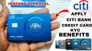 Online Apply - Citi Bank Credit Card Instant Approval | Kyc And Benefits | Free Citi Credit Card