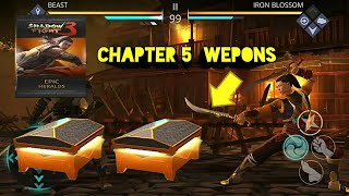 Shadow fight 3:chapter 5 wepons/3epic chest Opeing  by beast gamer