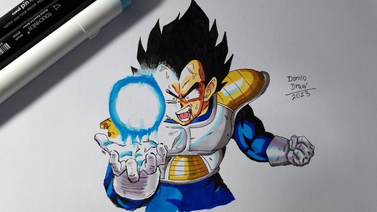 Desenhos - Vegeta ❤️ Clique 2 vezes se gostou 📍 Créditos - ? . 🔥 Quer  aprender a desenhar como um profissional de maneira fácil, rápida e sem  sair de casa? Clique