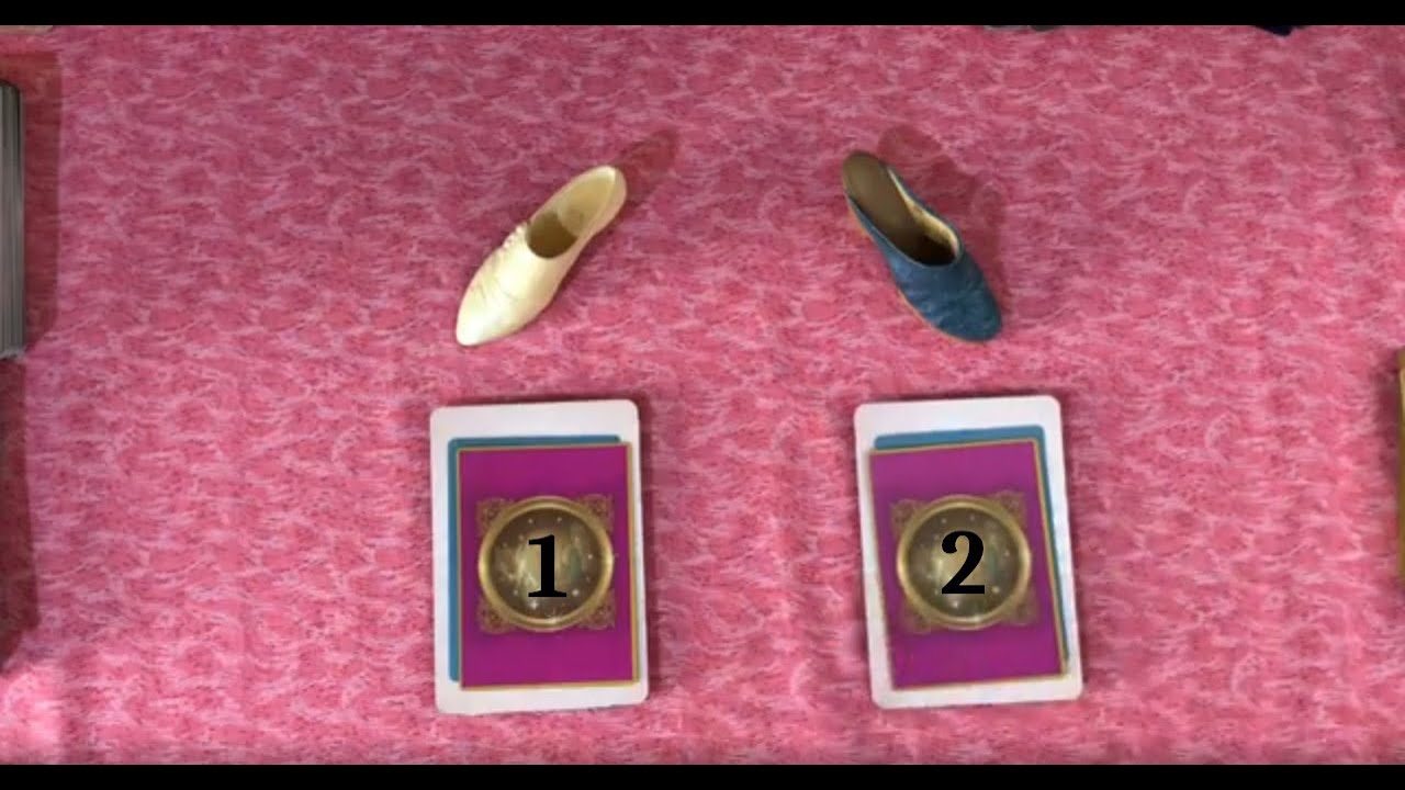 Cette histoire est-elle vraiment finie ? - Tirage tarot interactif intemporel Choisis une chaussure