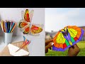2 Creative ideas Arts & Crafts / How to make a FLYING BUTTERFLY/ Бабочки которые летают!