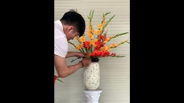 Cách Cắm Bình Hoa Lay Ơn - Hoa dâng Đức Mẹ  #camhoaonline #camhoatuoi #hoabantho #flowers #viral