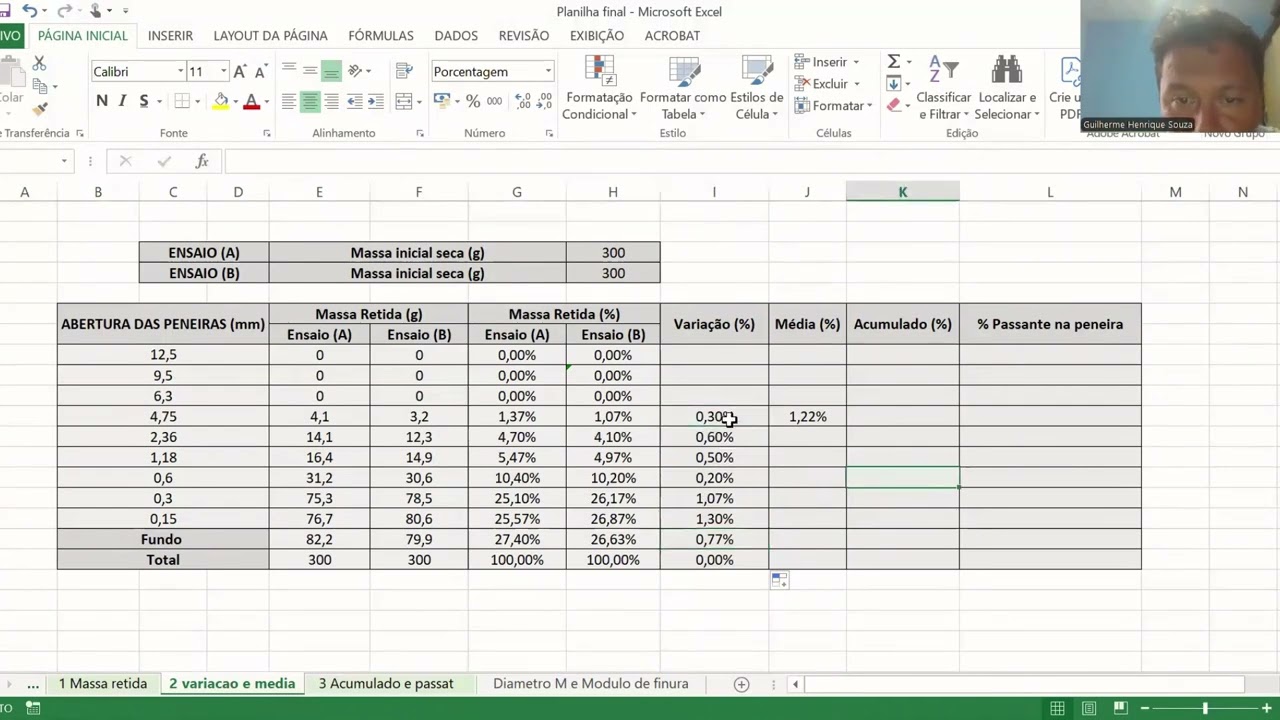 ABNT NBR 17054:2022 - Agregados - Determinação da Curva Granulométrica - Método de Ensaio