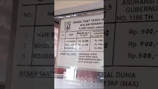 Daftar Harga Tiket Masuk Kolam Renang Unit Pengelola Gelanggang Remaja Jakarta Pusat @Andro Sompie