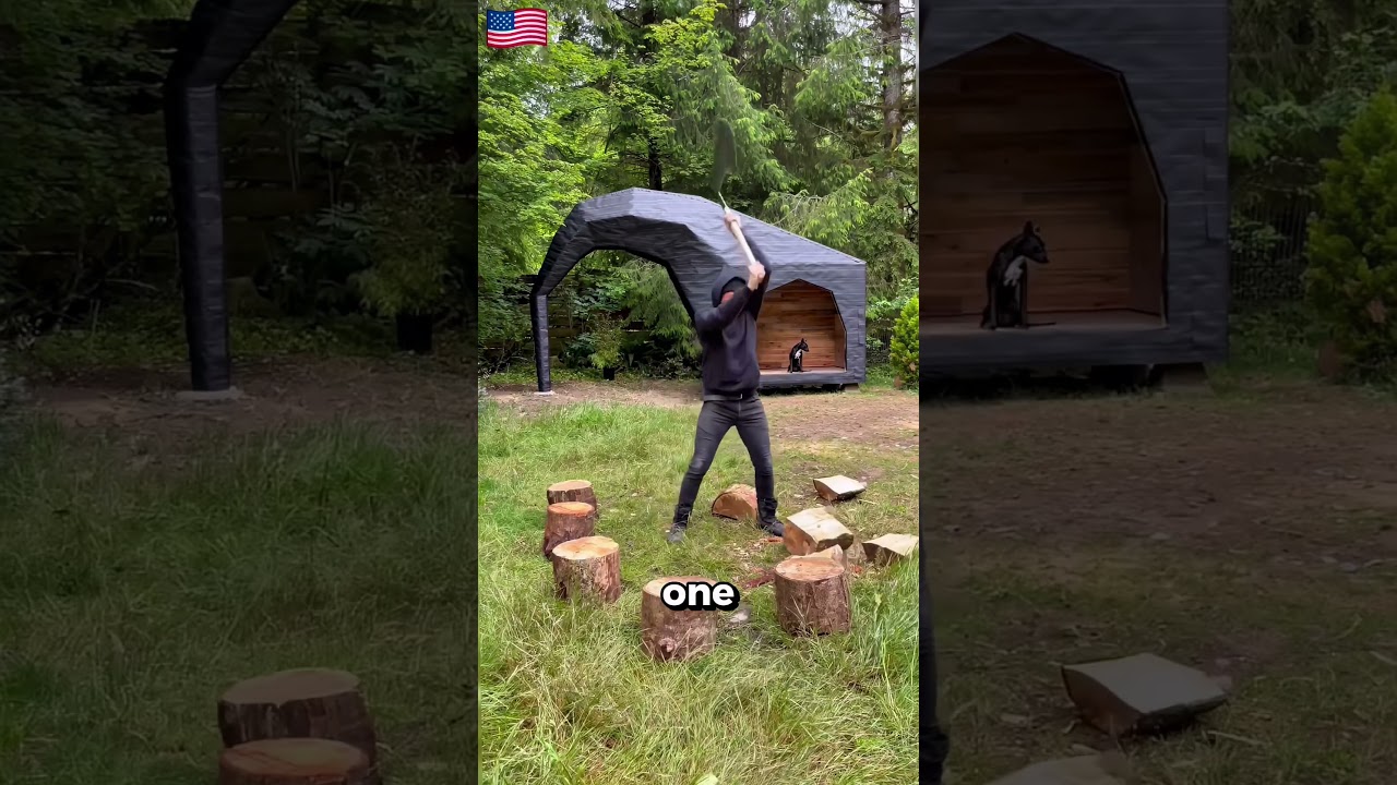 He Makes The Most Unusual Wood Chopping Lumberjack Tools 😳