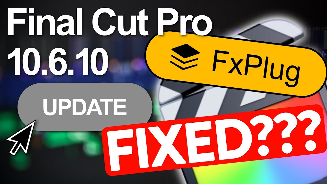 Final Cut Pro 10.6.10 Update JUST RELEASED! 🧲🎞️