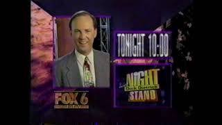 1995 Longlost Fox network TV show ads for Blue River, etc