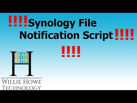 Synology File Upload Notification!