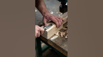 Smart wood carving techniques using simple tools super fast #shorts