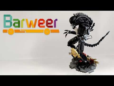 JIE Star Xenomorph (Set JJ9154) Build Tutorial | Barweer Builds | LEGO Alternative