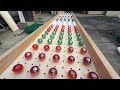 マーブルラン149 marble run 直線マーブルラン ビー玉とスロープの競演 美しいコース お楽しみムービー