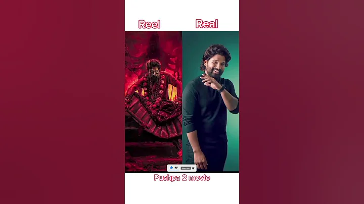 pushpa 2 :the Rule movie cast reel vs real#shorts#trending #shortsfeed #bollywood #pushapa2 #actress