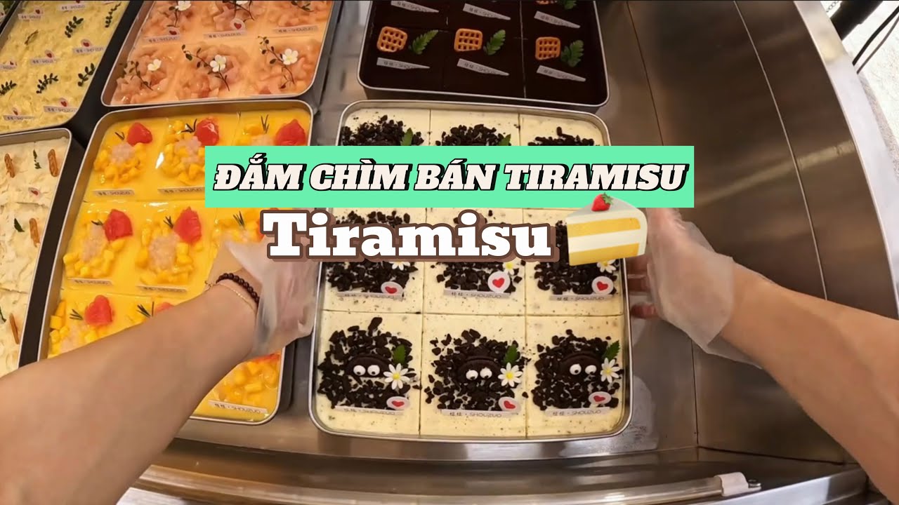 (Vietsub) Mở gian hàng bán tiramisu#tiramisucake #lifevlog #douyin